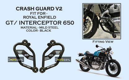 MOTO TORQUE Crash Guard v2.0 FOR INTERCEPTOR 650/CONTINENTAL GT 650