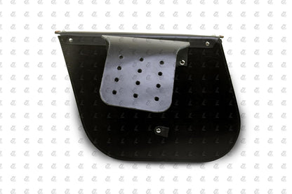 DOM Leather Bag Black with TAN Color Pair Left & Right Side Universal Motorcycle