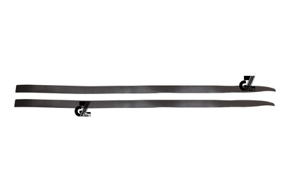 Dark Brown Leather Sticker Head Lamp X Perforated & Handgrip Straps Pair Fit For Triumph Speed & Scrambler 400