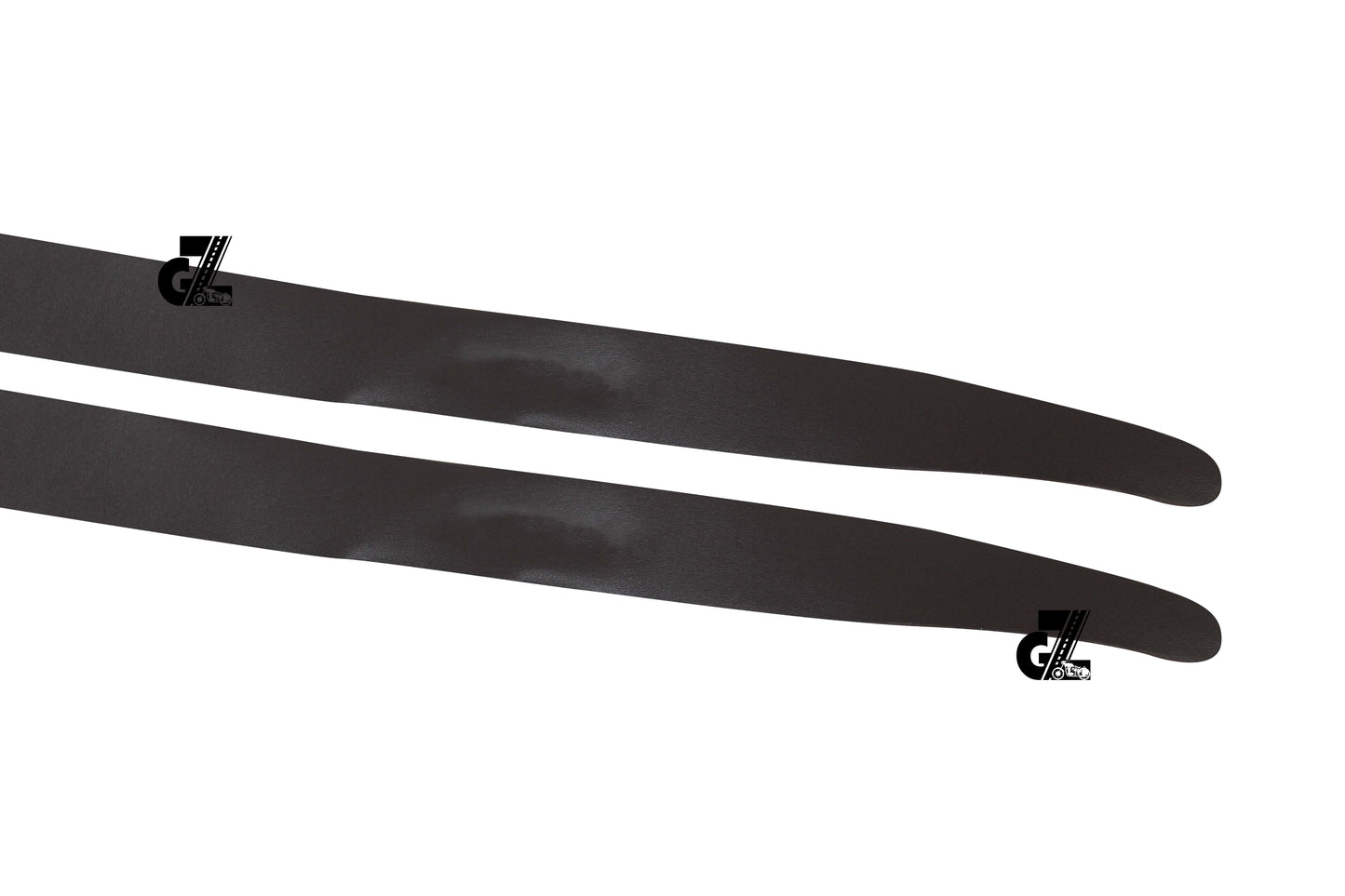 Dark Brown Leather Sticker Head Lamp X & Handgrip Straps Pair Fit For All Royal Enfield Motercycle