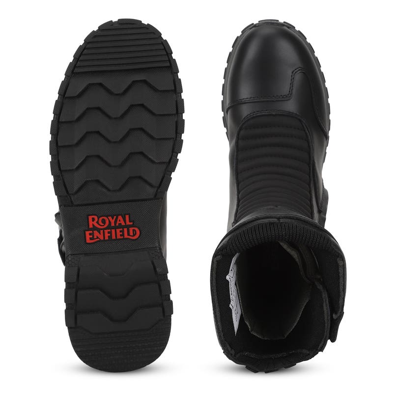 ROYAL ENFIELD E 39 MID RISE RIDING BOOT BLACK