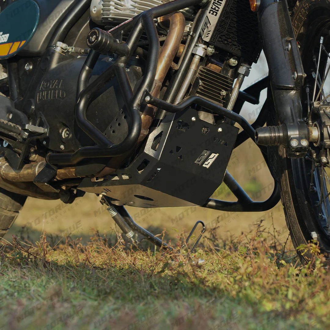 MOTO TORQUE ENGINE GUARD MS BLACK FOR ROYAL ENFIELD BEAR 650