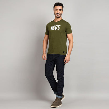 ROYAL ENFIELD EVERYDAY ADVENTURE T SHIRT MID OLIVE