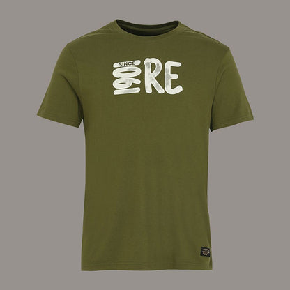 ROYAL ENFIELD EVERYDAY ADVENTURE T SHIRT MID OLIVE