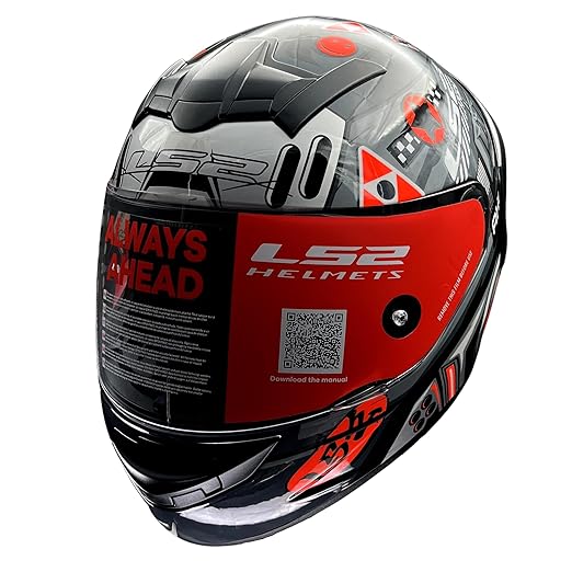 LS2 FF352 ROOKIE BIG ONE GREY HI VIZ ORAGNE HELMET