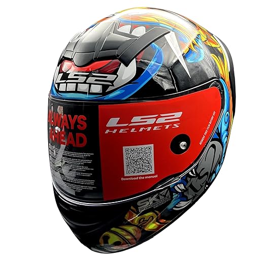 LS2 FF352 ROOKIE FOO DOG BLACK YELLOW HELMET