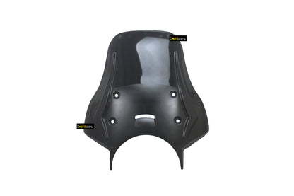 Flexo Black Wind Sheild Visor For Hunter, Meteor, Classic 350