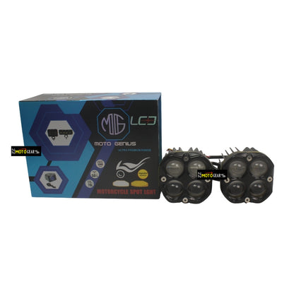 FOG LIGHT 4 LED WITHOUT HARNESS FOR UNIVERSAL MOTORCYCLE