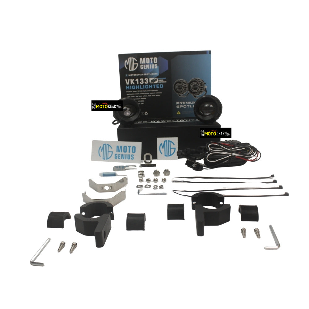FOG LIGHT VK-133 HIGH POWER SOPTLIGHT FOR UNIVERSAL MOTORCYCLE