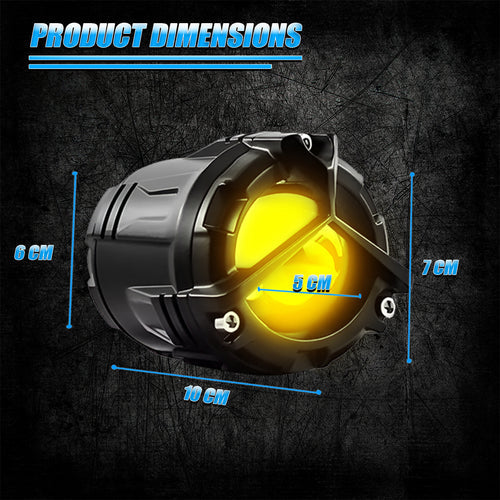 FOG LIGHT VK350 HIGH POWER SOPTLIGHT WITHOUT HARNESS FOR UNIVERSAL MOTORCYCLE