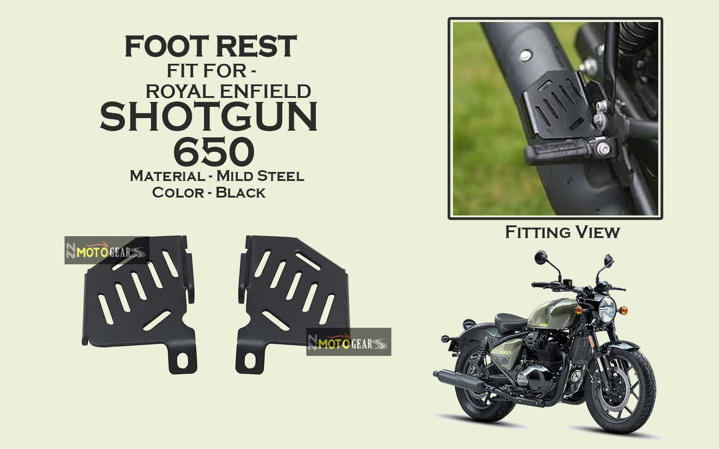 MOTO TORQUE FOOT REST FOR SHOTGUN 650