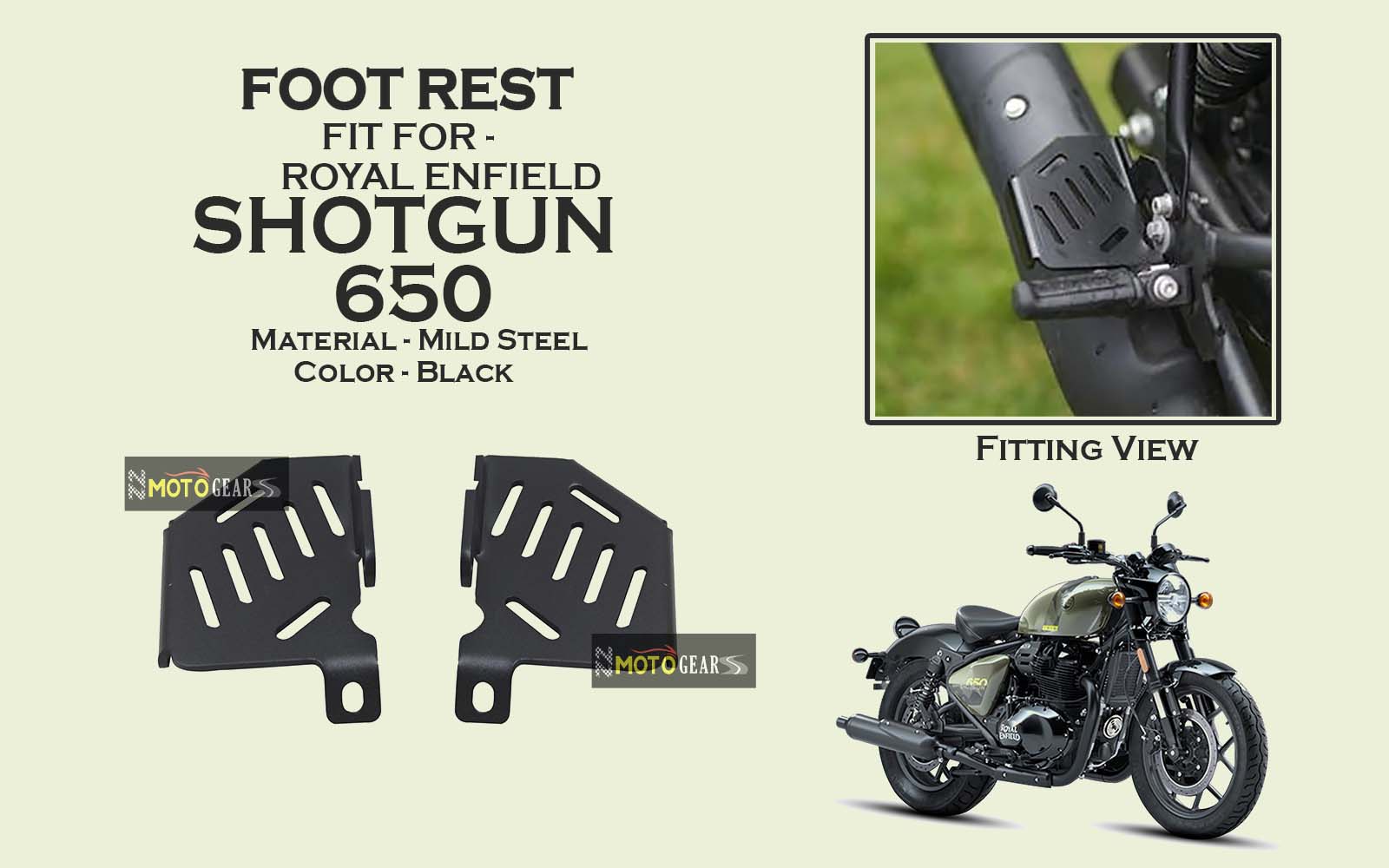 MOTO TORQUE FOOT REST FOR SHOTGUN 650