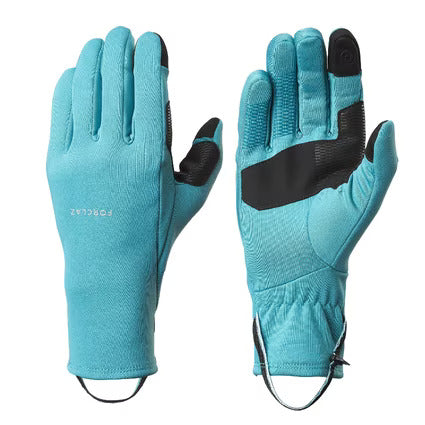 FORCLAZ Adult Trekking Tactile Stretch Winter Gloves MT500 C Green