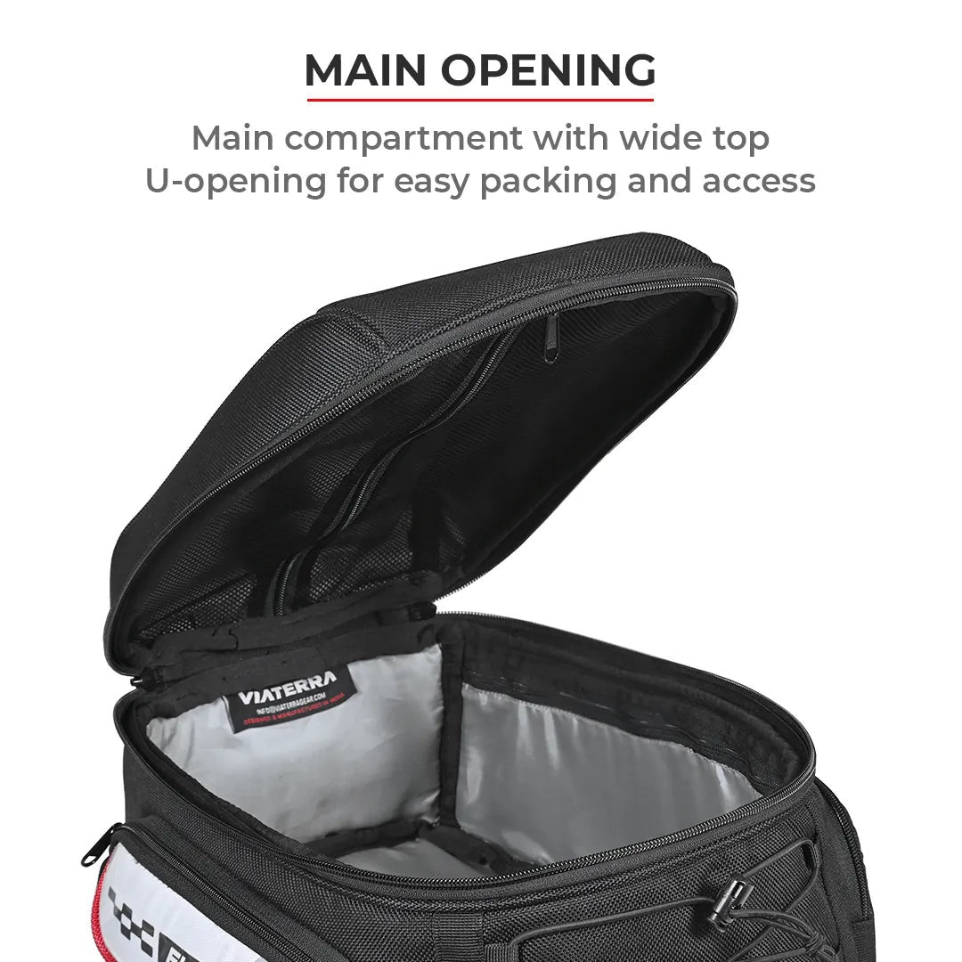 VIATERRA FLY MAGNETIC MOTORCYCLE TANK BAG MAGNET BASED