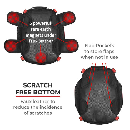 VIATERRA FLY MAGNETIC MOTORCYCLE TANK BAG MAGNET BASED