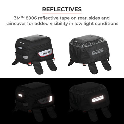 VIATERRA FLY MAGNETIC MOTORCYCLE TANK BAG MAGNET BASED