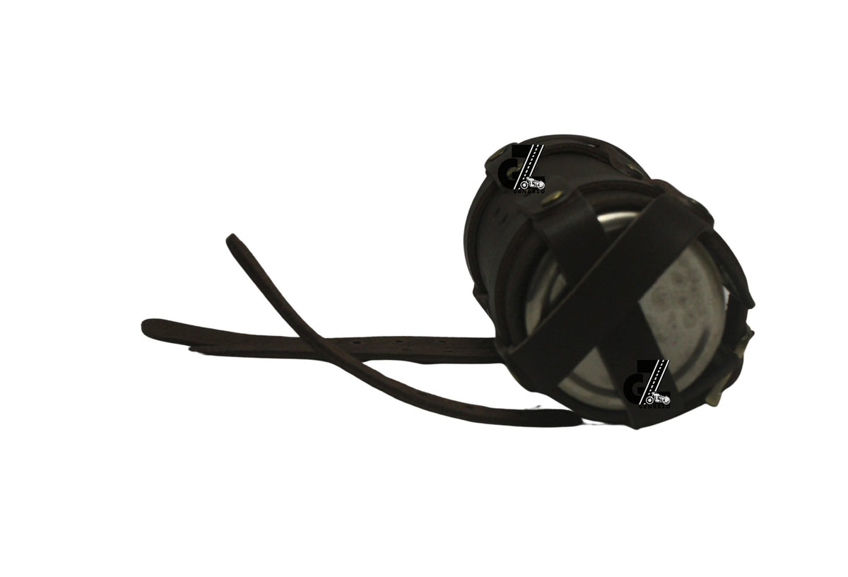 Genuine Leather Brown Water Bottle Holder for Universal Motorcycle