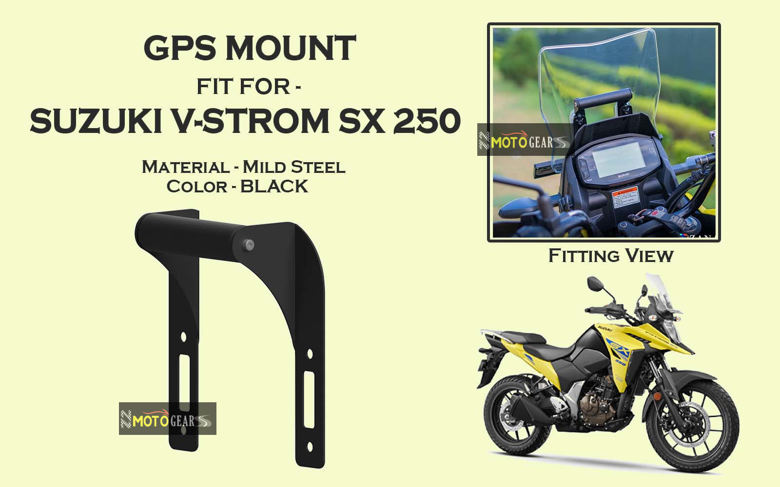 MOTO TORQUE GPS MOUNT FOR SUZUKI VSTROM SX250