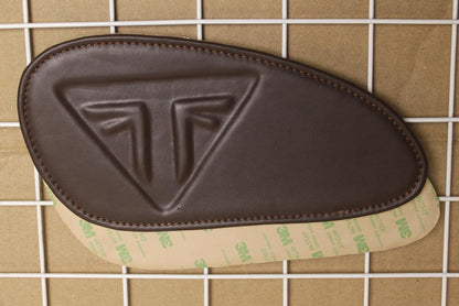 Genuine Leather Brown Tank Pads For Triumph Speed & Scrambler 400