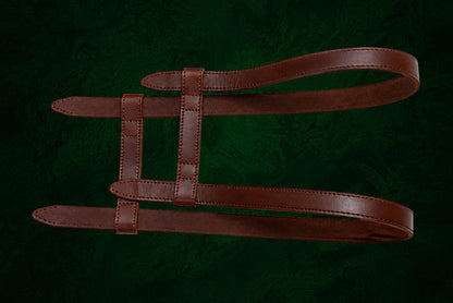 Genuine Leather Motorcycle Fuel Tank Straps Adjustable Compatible with Honda Hness CB350