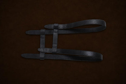 Genuine Leather Motorcycle Fuel Tank Straps Adjustable Compatible with Triumph Tracker /Thruxton/Speed 400/T4, Scrambler 400x/XC All Models