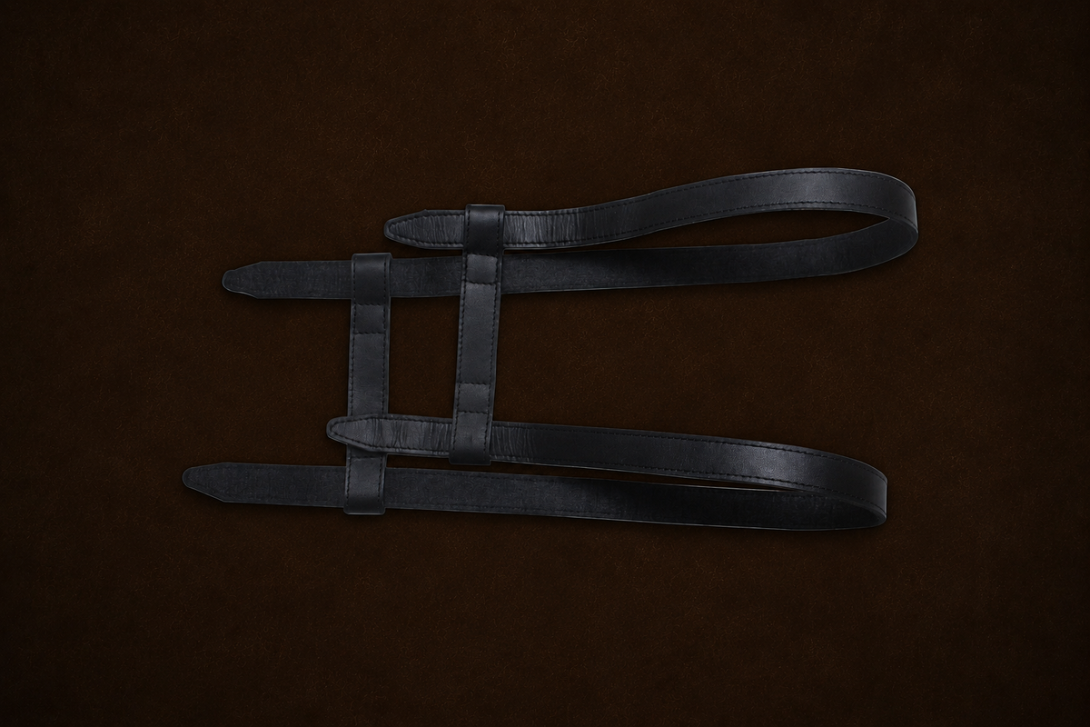Genuine Leather Motorcycle Fuel Tank Straps Adjustable Compatible with Interceptor 650 All Models