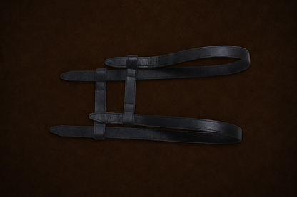 Genuine Leather Motorcycle Fuel Tank Straps Adjustable Compatible with Meteor 350 All Models