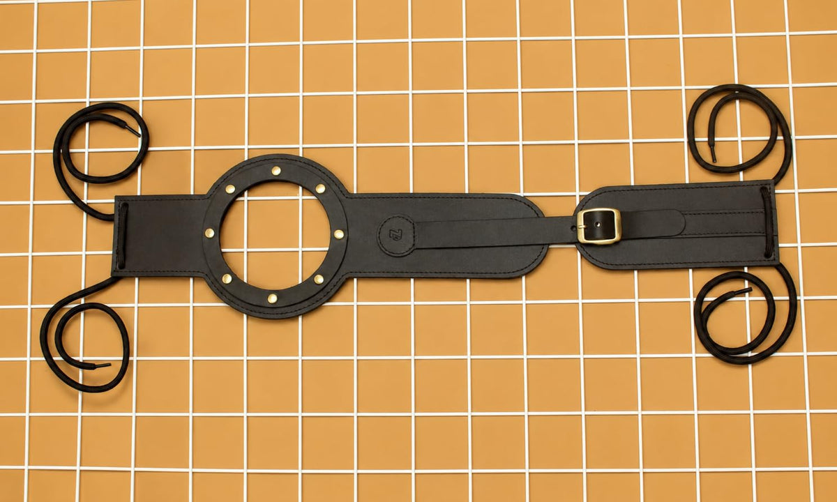 Genuine Leather Motorcycle Tank Strap Compatible with Royal Enfield Interceptor| Bear| GT 650