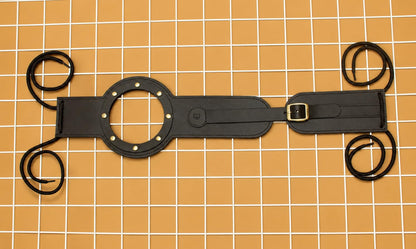 Genuine Leather Motorcycle Tank Strap Compatible with Royal Enfield Interceptor| Bear| GT 650