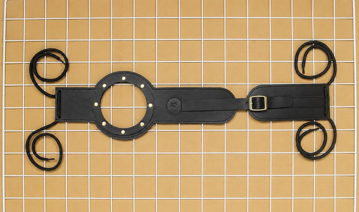Genuine Leather Motorcycle Tank Strap Compatible with Royal Enfield Interceptor| Bear| GT 650