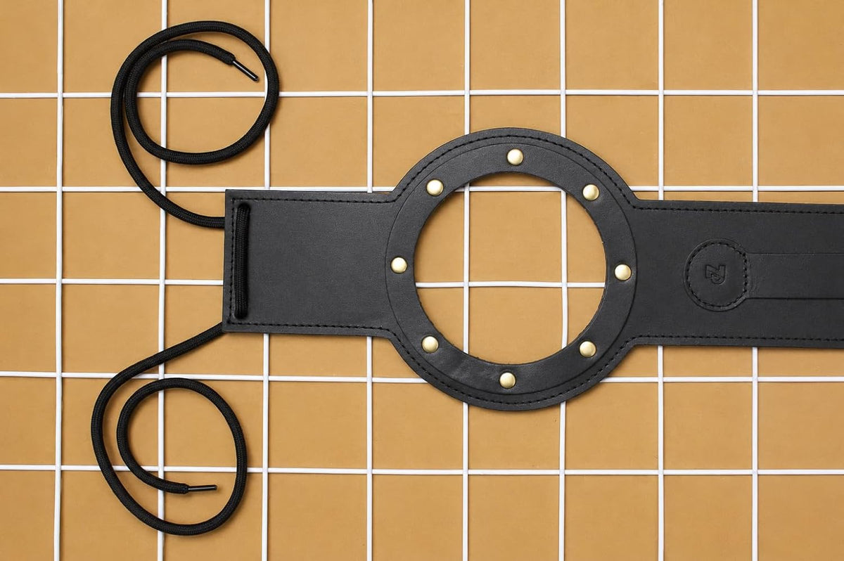 Genuine Leather Motorcycle Tank Strap Compatible with Royal Enfield Interceptor| Bear| GT 650