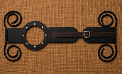 Genuine Leather Motorcycle Tank Strap Compatible with Royal Enfield Interceptor| Bear| GT 650