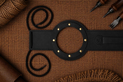 Genuine Leather Motorcycle Tank Strap Compatible with Royal Enfield Interceptor| Bear| GT 650