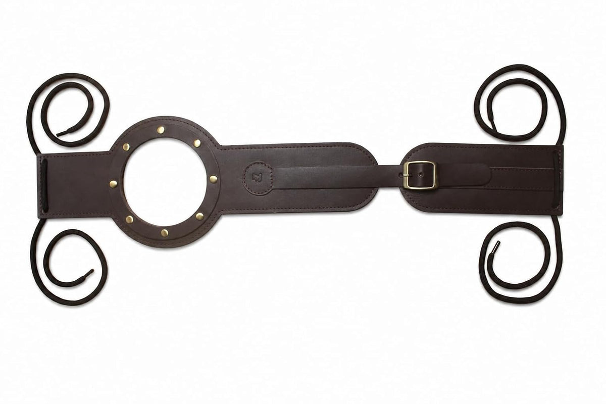 Genuine Leather Motorcycle Tank Strap Compatible with Royal Enfield Meteor 350