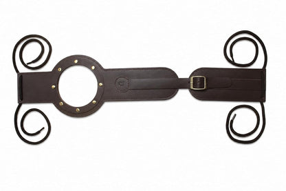 Genuine Leather Motorcycle Tank Strap Compatible with Royal Enfield Meteor 350