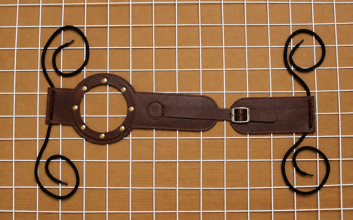 Genuine Leather Motorcycle Tank Strap Compatible with Royal Enfield Super Meteor 650
