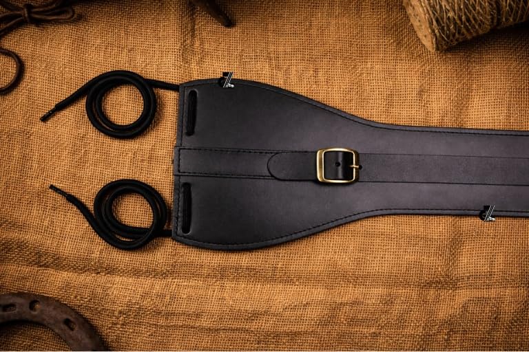 Genuine Leather Motorcycle Tank Strap For Jawa 42 Bobber
