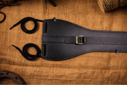 Genuine Leather Motorcycle Tank Strap For Jawa 42 Bobber