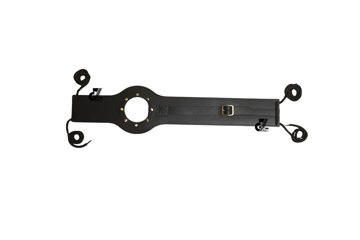 Genuine Leather Motorcycle Tank Strap For TVS Ronin
