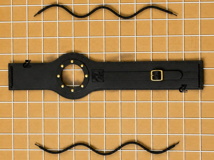 Genuine Leather Motorcycle Tank Strap For TVS Ronin