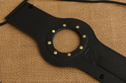 Genuine Leather Motorcycle Tank Strap For TVS Ronin