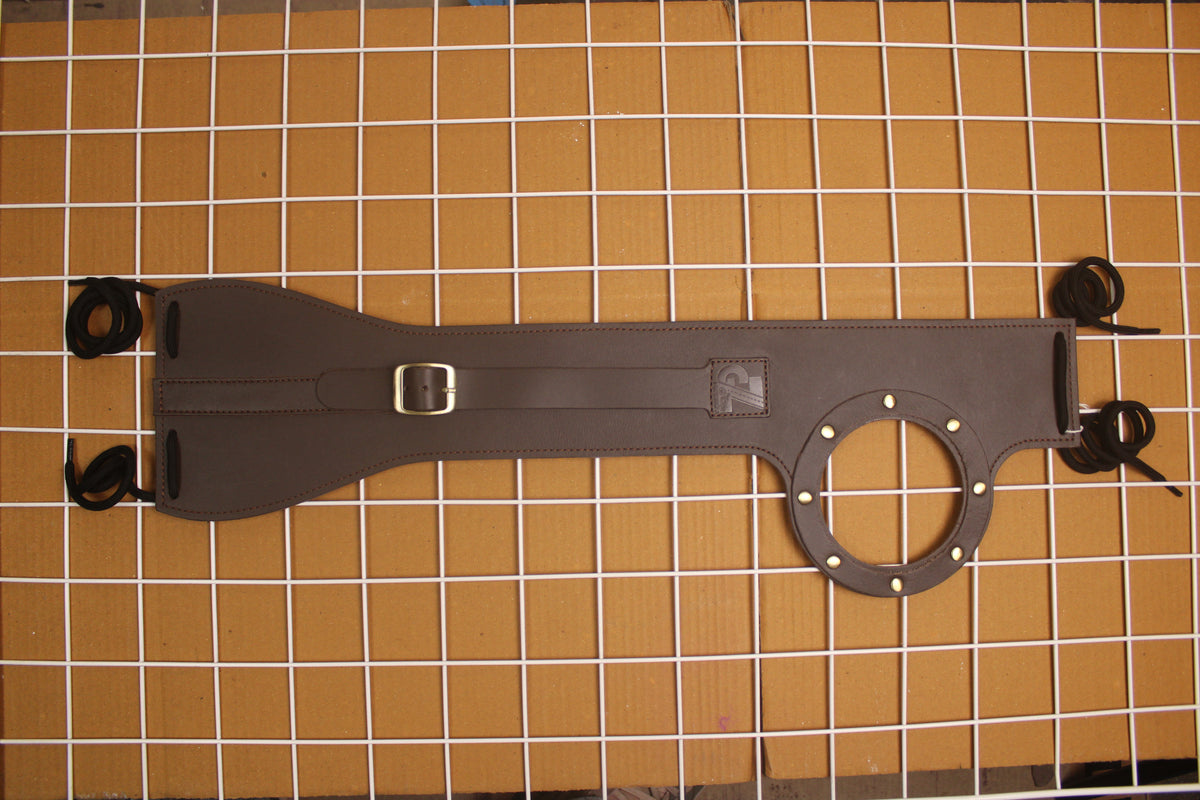 Genuine Leather Motorcycle Tank Strap For Triumph Speed & Scrambler 400