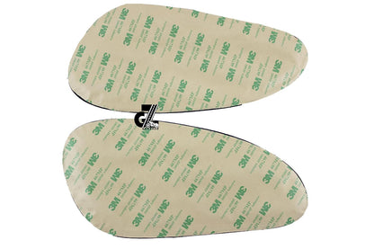 Genuine Leather Union Jack Black Tank Pad with White Thread Compatible with Royal Enfield Bear 650