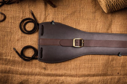 Genuine Leather Motorcycle Tank Strap For Jawa 42 Bobber