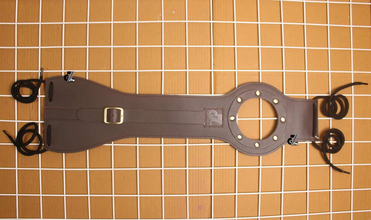 Genuine Leather Motorcycle Tank Strap For Jawa 42 Bobber