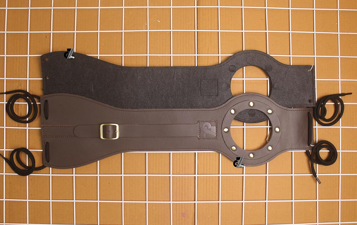 Genuine Leather Motorcycle Tank Strap For Jawa 42 Bobber