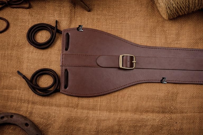 Genuine Leather Motorcycle Tank Strap For Jawa 42 Bobber