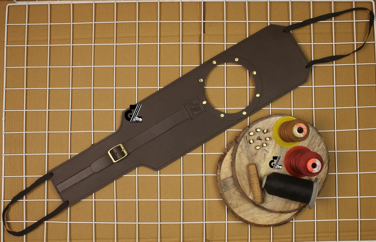 Genuine Leather Motorcycle Tank Strap For Royal Enfield Shotgun 650