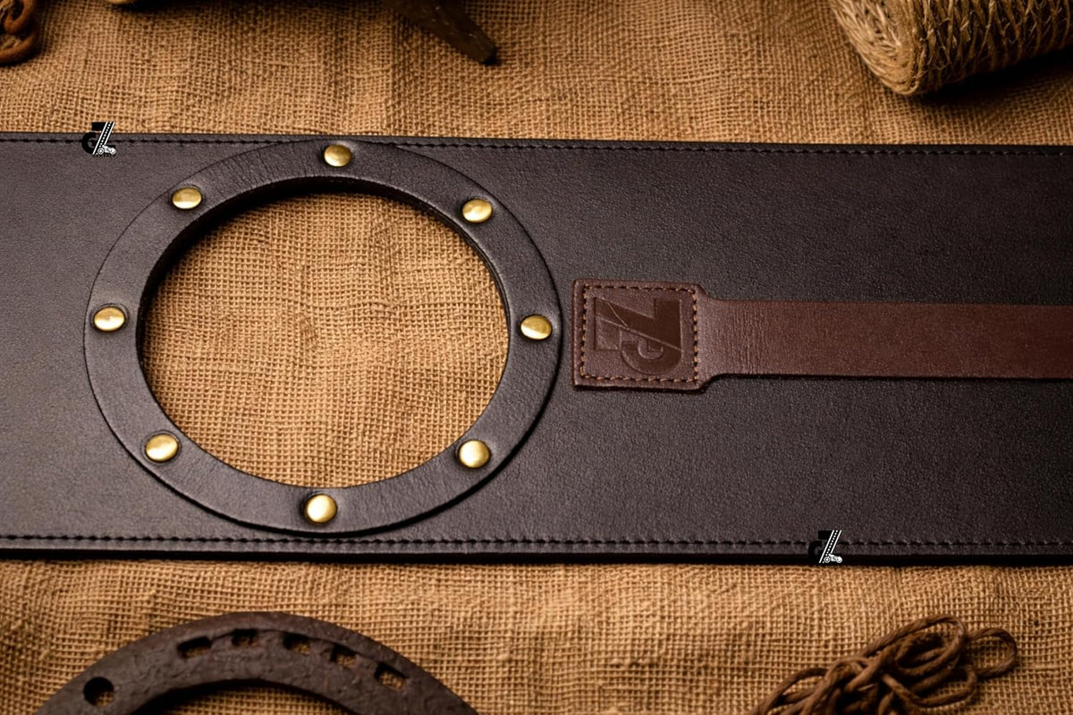 Genuine Leather Motorcycle Tank Strap For Royal Enfield Shotgun 650