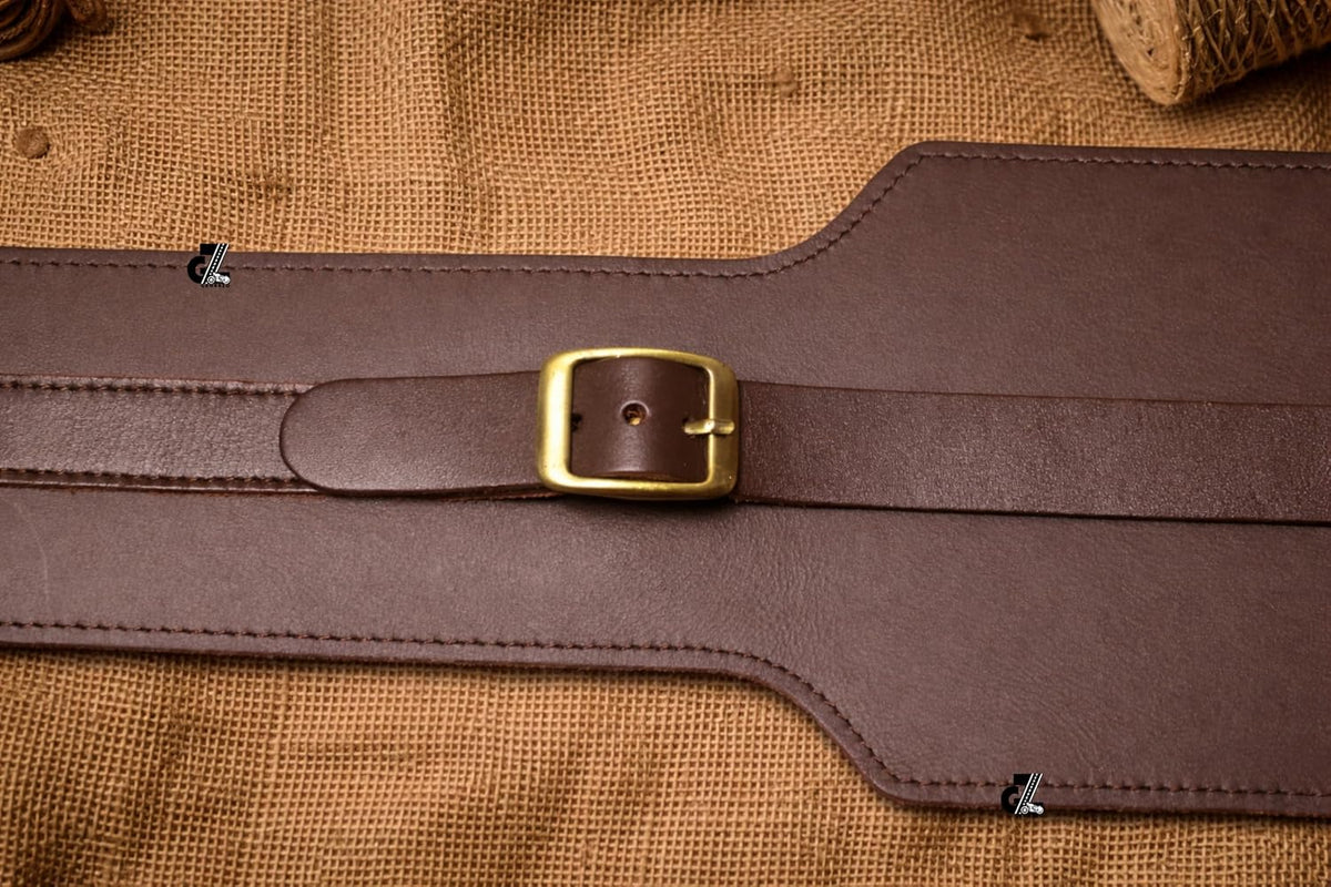 Genuine Leather Motorcycle Tank Strap For Royal Enfield Shotgun 650